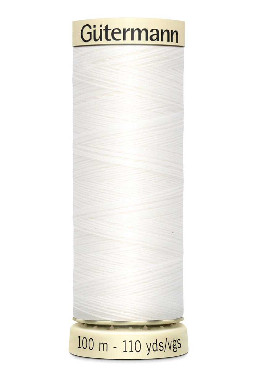 788988-800 - GUTERMANN SEW ALL THREAD 100m 800 WHITE