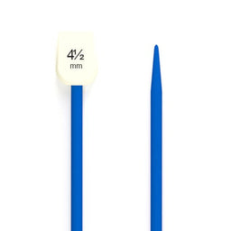 79051 - WCROFT CHILD'S PLASTIC KNIT PIN 18cm x 4.5mm BLUE