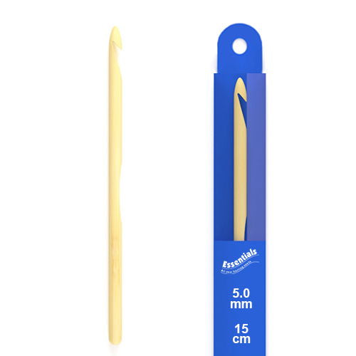 79551 - WCROFT BAMBOO CROCHET HOOK 5mm x 15 cm