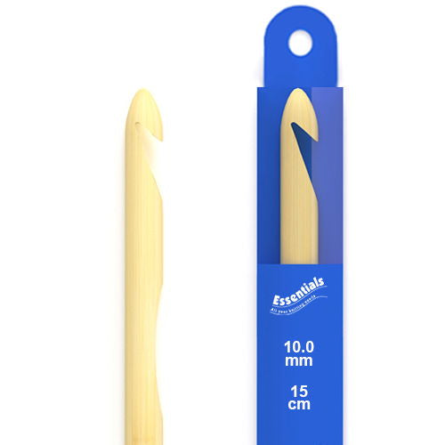 79611 - WCROFT BAMBOO CROCHET HOOK 10mm x 15 cm