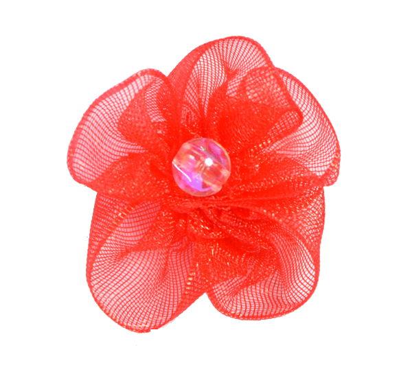 803SH250 - CHIFFON FLOWER + PEARL 250 RED