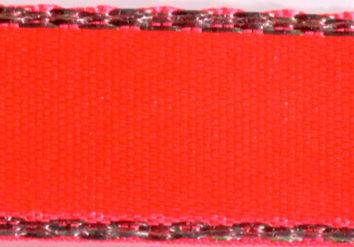 8603-15-250 - BERISFORD SILVER EDGE SATIN (15mm) 250 RED