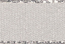 8603-3-18-30  BERISFORD SILVER EDGE SATIN (3mm)18 SILVER GREY X 30m