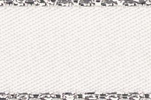 8603-7-1 - BERISFORD SILVER EDGE SATIN (7mm) 1 WHITE