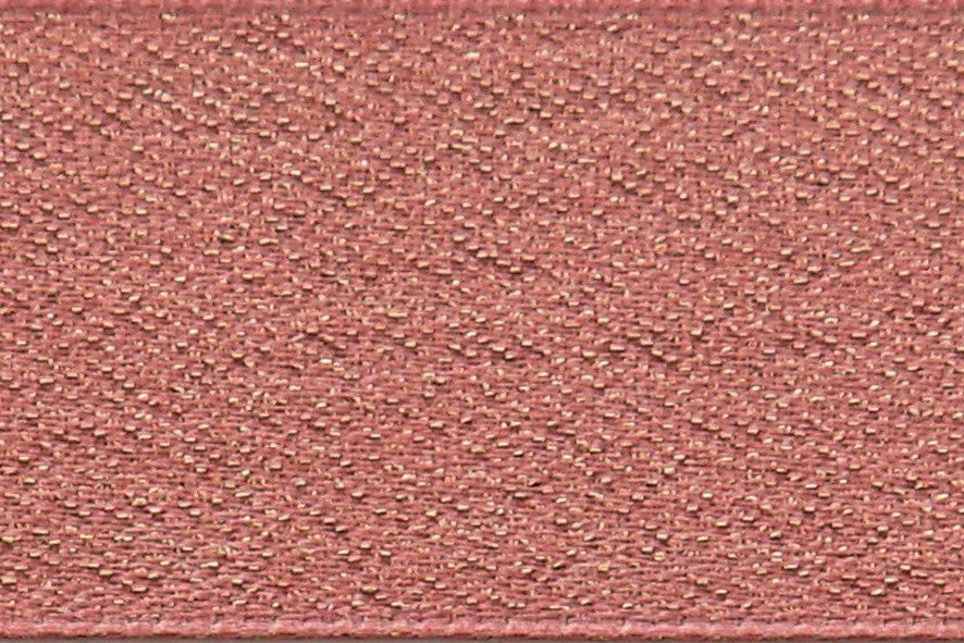 8611-10-9792 - **GLITTER SATIN 10mm COL 9792 ROSE GOLD