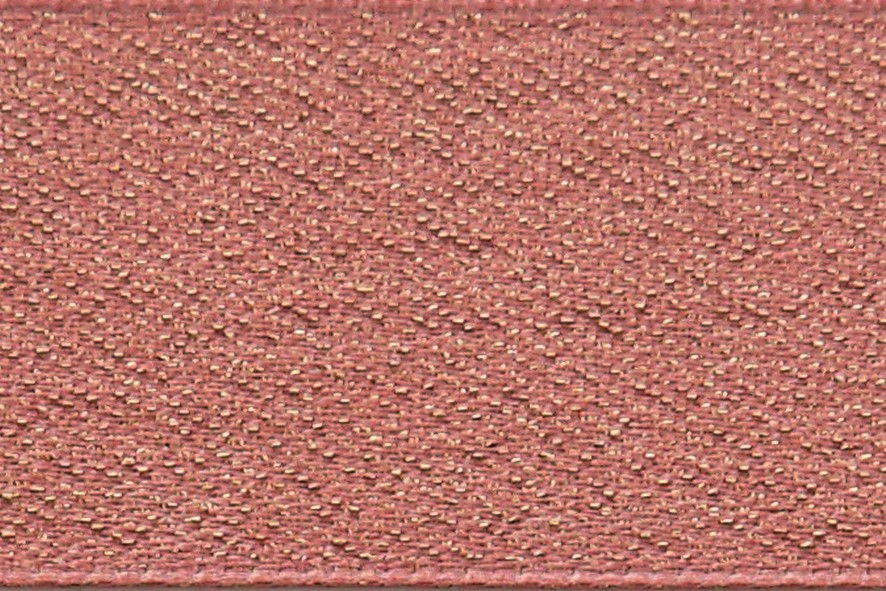 8611-15-9792 - BERISFORD GLITTER SATIN 15mm COL 9792 ROSE GOLD
