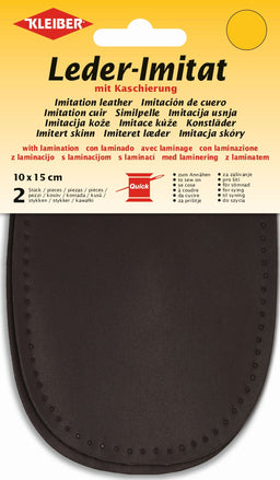 894-01 KLEIBER IMITATION LEATHER WITH LAMINATION DARK BROWN 10 x 15cm