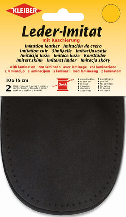 894-03 KLEIBER IMITATION LEATHER WITH LAMINATION BLACK 10 x 15cm