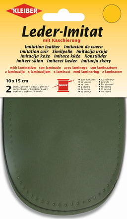 894-14 KLEIBER IMITATION LEATHER WITH LAMINATION OLIVE 10 x 15cm