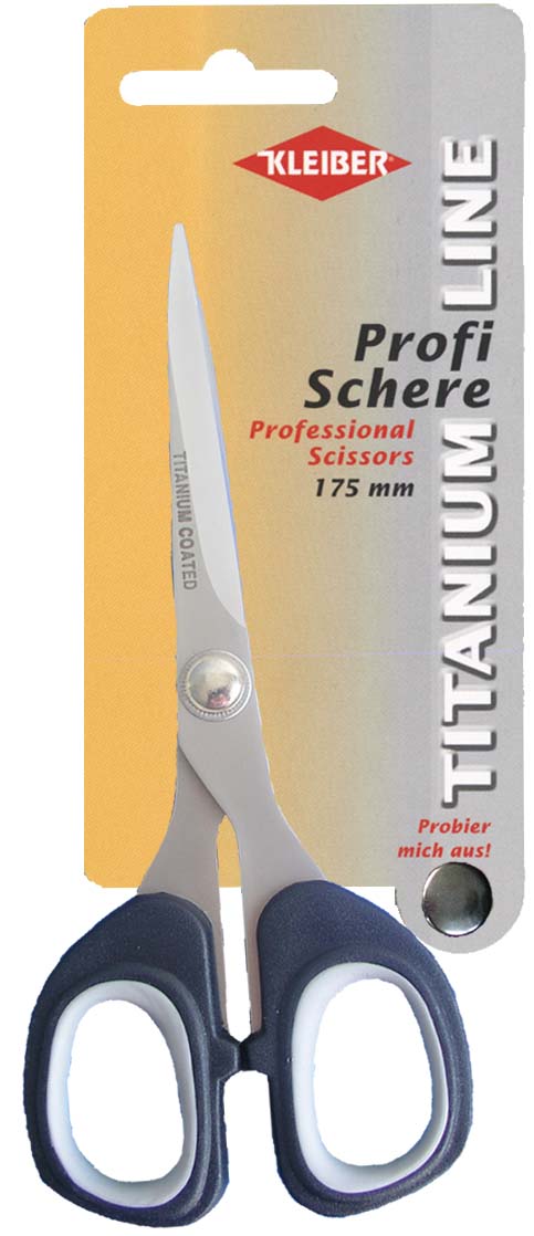 921-39 - KLEIBER TITANIUM PROF SCISSORS 175mm
