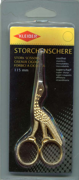 921-70 - KLEIBER STORK EMBROIDERY SCISSOR 115mm
