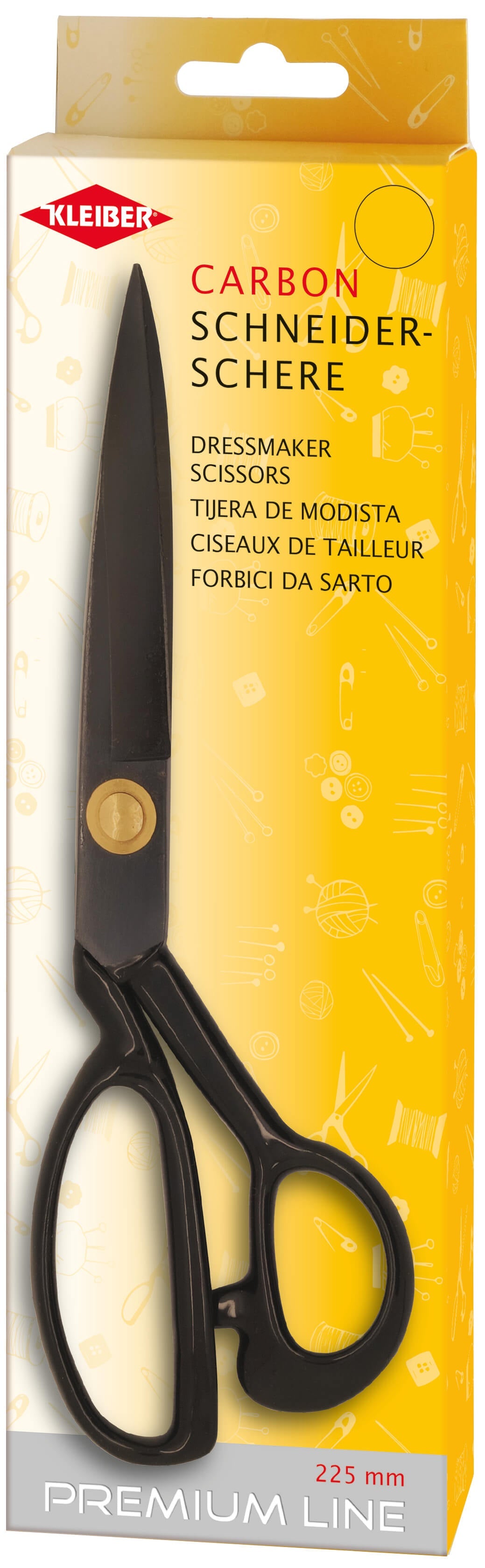 923-10 PREMIUM LINE CARBON DRESSMAKER SCISSORS 225mm 1 PIECE