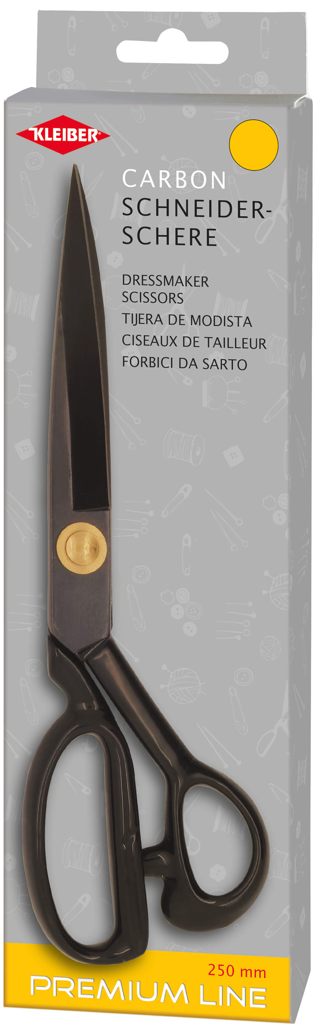 923-11 PREMIUM LINE CARBON DRESSMAKER SCISSORS 250mm 1 PIECE