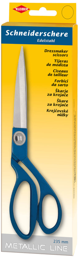 923-13 KLEIBER METALLIC LINE DRESSMAKER SCISSORS 235mm BLUE
