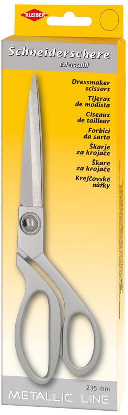 923-14 KLEIBER METALLIC LINE DRESSMAKER SCISSORS 235mm SILVER