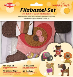 931-10 - KLEIBER ANIMAL FELT KIT BEAR (21cm)