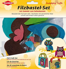 931-65 - CHILDS OWL BAG KIT  21x16cm  CREAM