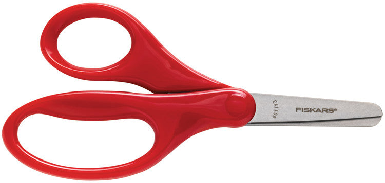 9416R - 1003856  FISKARS KIDS SCISSORS BLUNT 13cm RED/pink