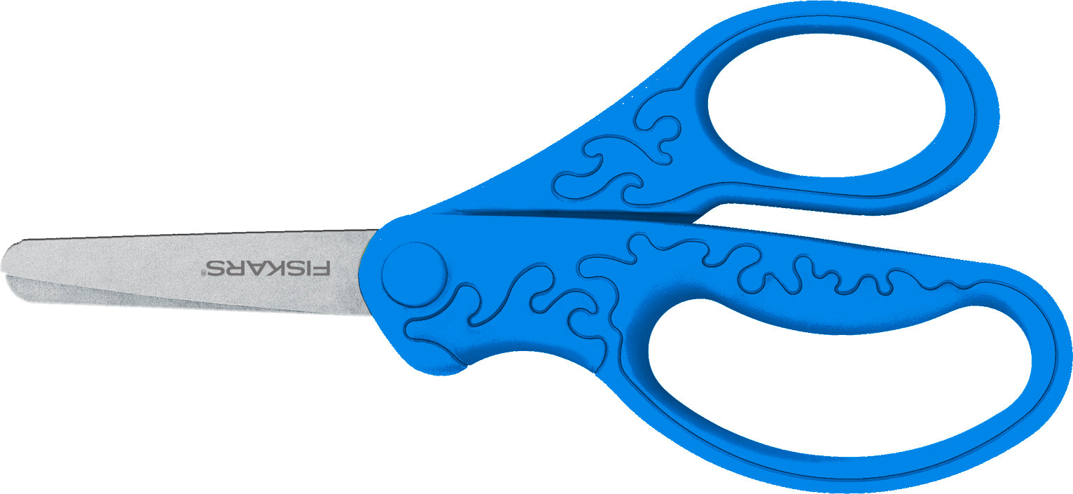 9422 **FISKARS KIDS SCISSORS BLUNT SOFTGRIP 13CM