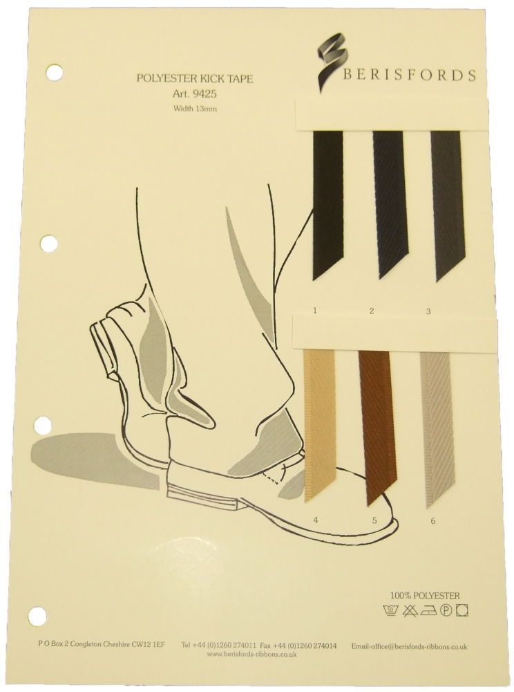 9425S - BERISFORD KICK TAPE SHADE CARD