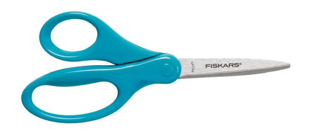 9458B - **1003858  FISKARS STUDENT 12+ SCISSORS 18cm BLUE