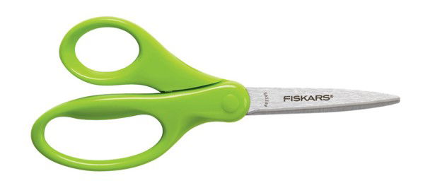 9458G - **1003858  FISKARS STUDENT 12+ SCISSORS 18cm GREEN
