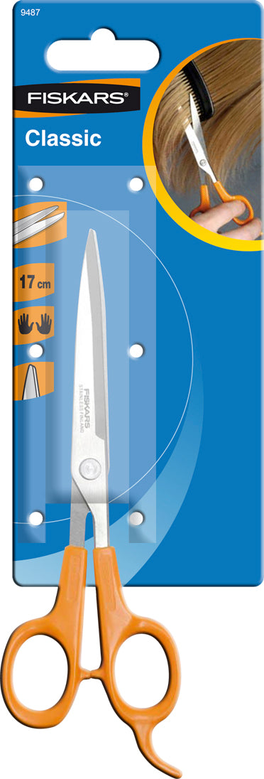 9487  **9487 FISKARS CLASSIC HAIRDRESSING 17CM