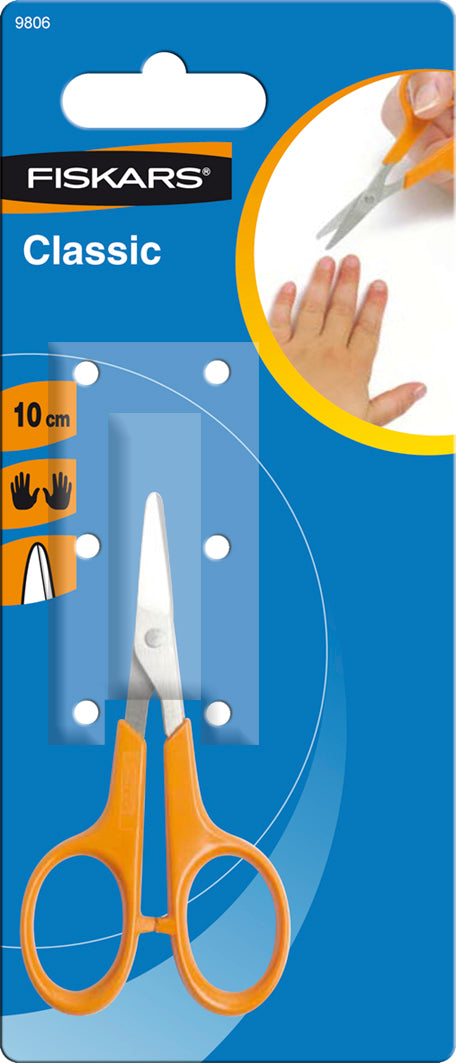 9806  ** FISKARS CLASSIC MANICURE STRAIGHT 10CM (Blunt Tip)