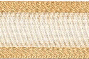 9902-15-678 - BERISFORD SHEER ELEGANCE 15mm RIBBON HONEY GOLD