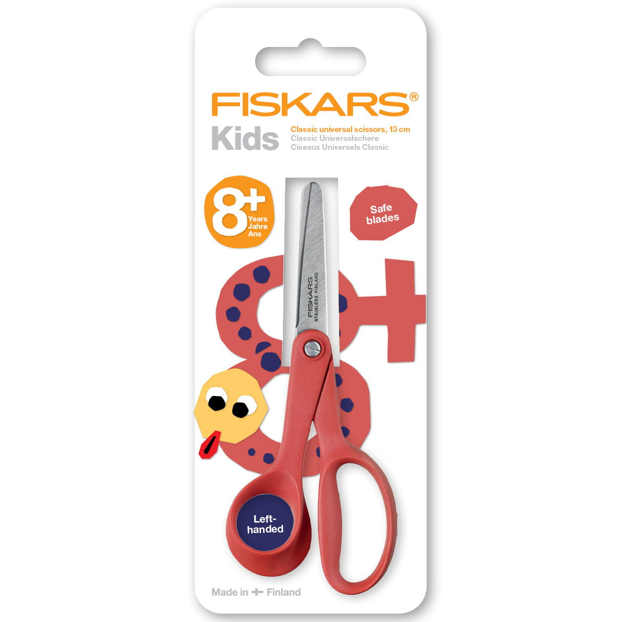 9993 - 1005169  FISKARS KIDS SCISSORS 13cm LEFT HANDED