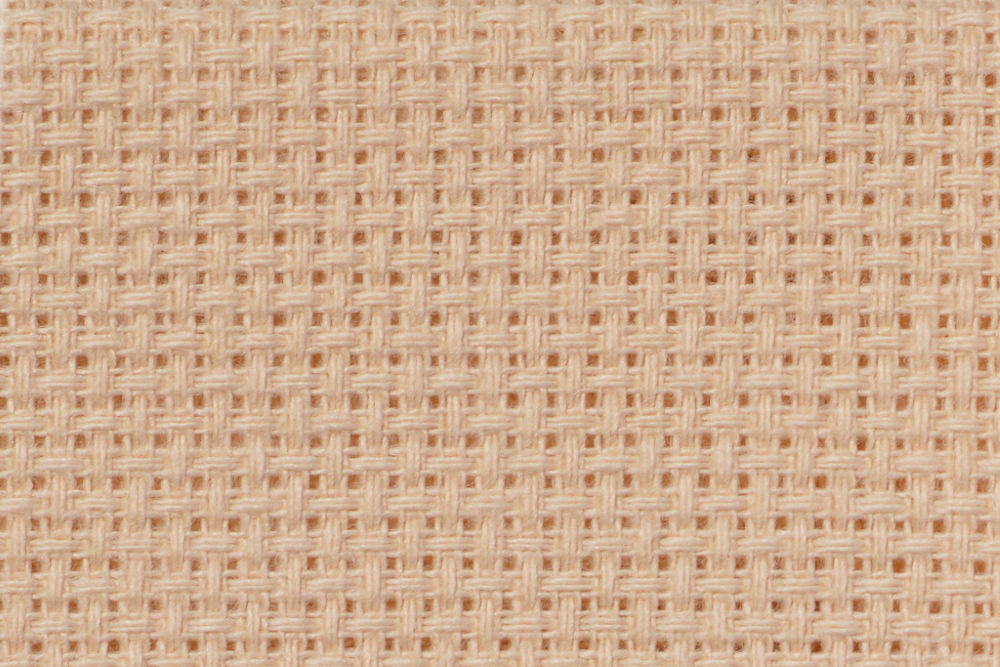A14B - COTTON AIDA 14 CT BEIGE 35X50CM
