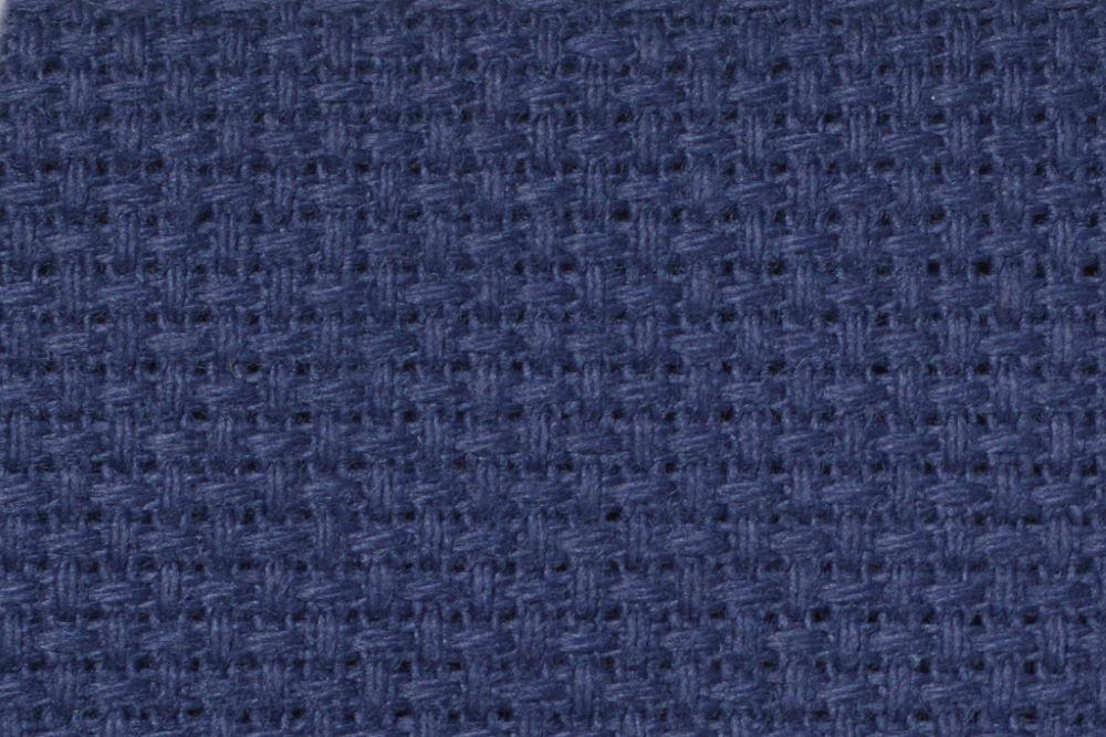 A14MB - COTTON AIDA 14 CT MARINE BLUE 35X50CM