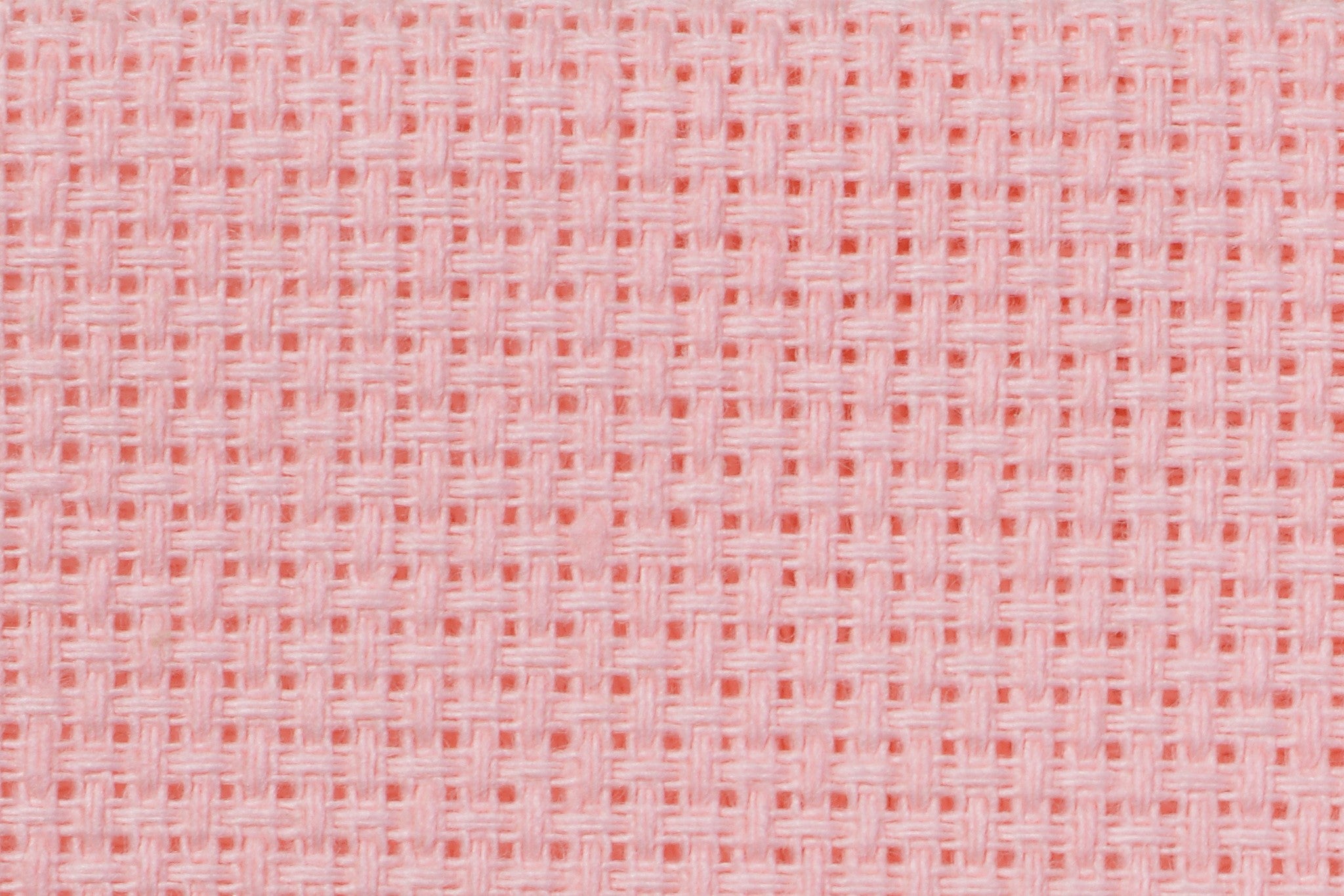 A14PINK - 100% COTTON AIDA 14  CT PINK 12 X18 inch