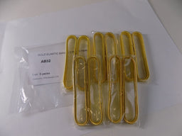 AB32  GOLD ELASTIC BANDS 2 PK X 5 Packs