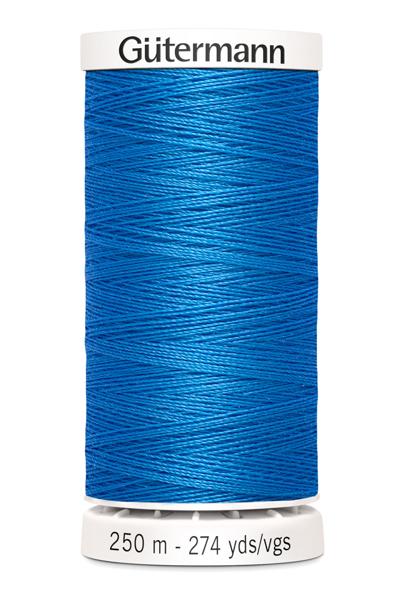 717878-386 - GUTERMANN SEW ALL THREAD 250 m 386 BRIGHT BLUE
