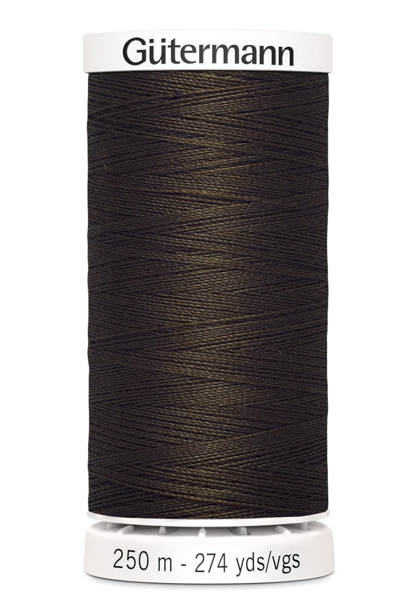 717878-406 - GUTERMANN SEW ALL THREAD 250 m 406 DARK BROWN