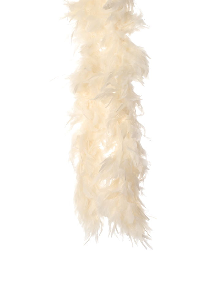 BOA-C - FEATHER BOA HEAVY DUTY CREAM **1.82M**
