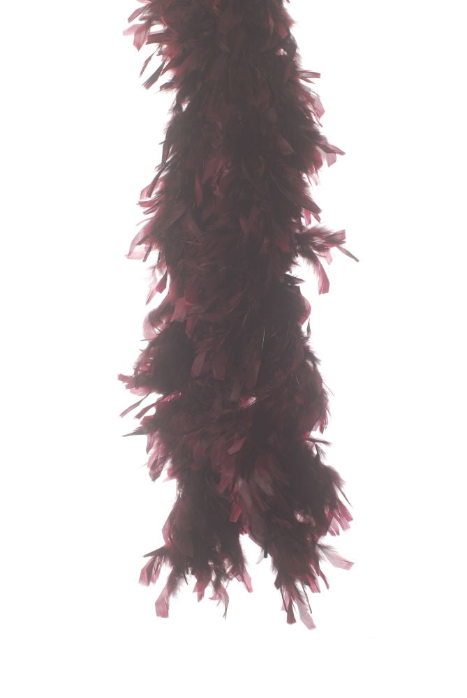 BOA-DB - FEATHER BOA HEAVY DUTY DK BROWN **1.82M**