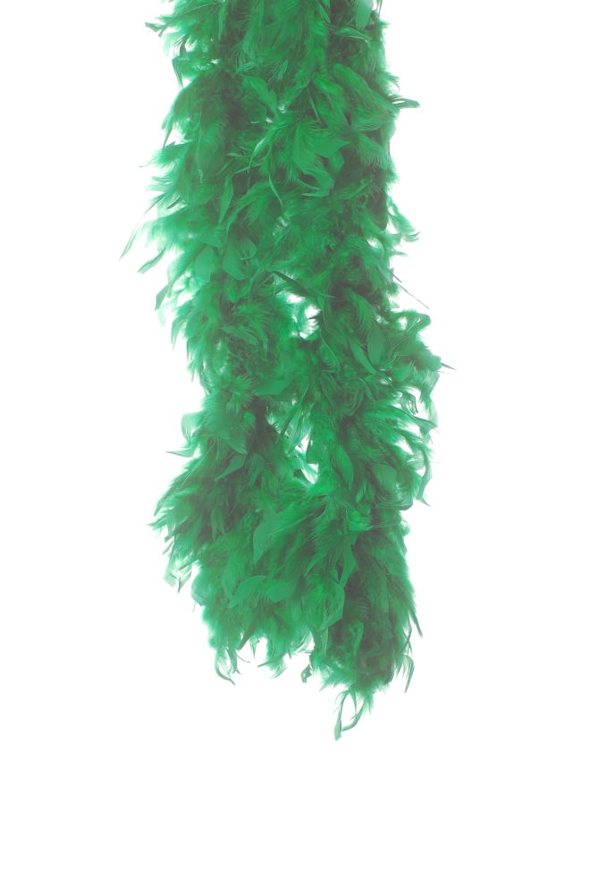 BOA-E - FEATHER BOA HEAVY DUTY EMERALD **1.82M**