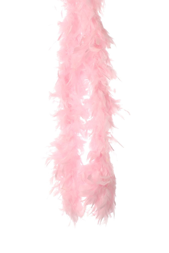 BOA-LP - FEATHER BOA HEAVY DUTY LT PINK **1.82M**