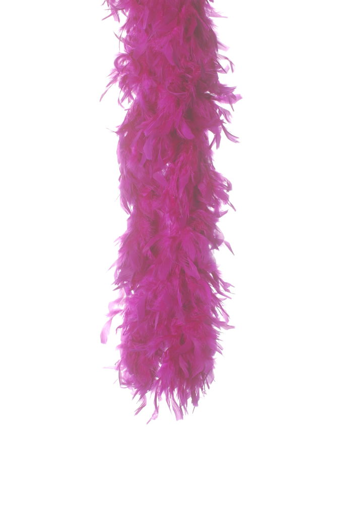 BOA-M - FEATHER BOA HEAVY DUTY MAROON **1.82M**