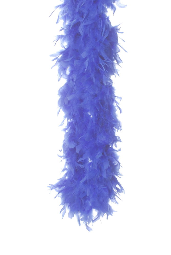 BOA-N - FEATHER BOA HEAVY DUTY NAVY **1.82M**