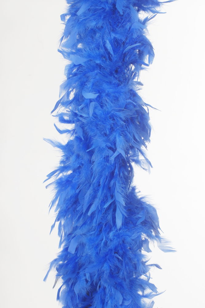 BOA-RB - FEATHER BOA HEAVY DUTY ROYAL BLUE **1.82M**
