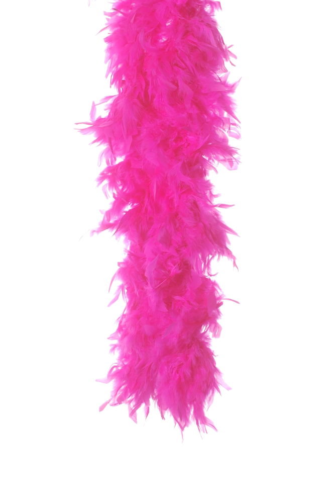 BOA-SP - FEATHER BOA HEAVY DUTY SHOCK PINK **1.82M**