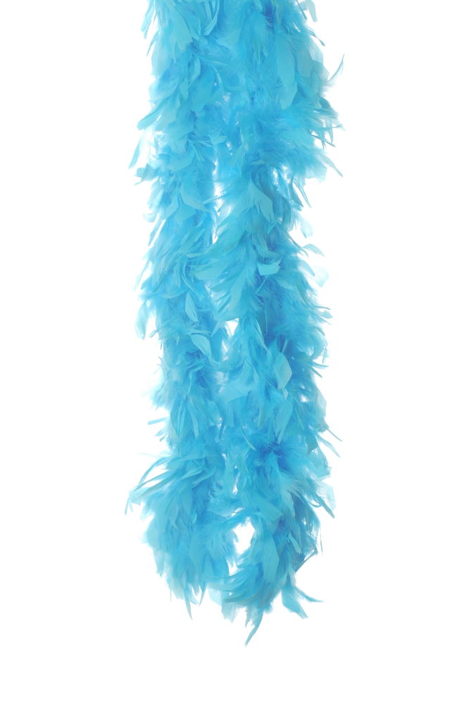 BOA-T - FEATHER BOA HEAVY DUTY TURQUOISE **1.82M**