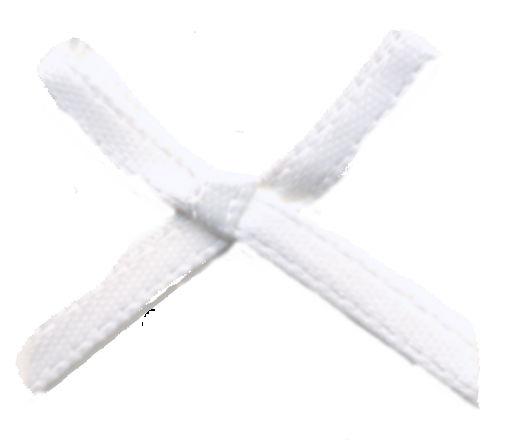 BOW3-029 - SCATTER BOW 3mm 029 WHITE