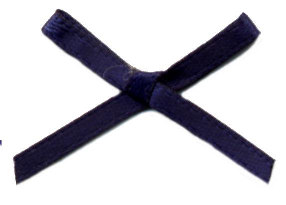 BOW3-370 - SCATTER BOW 3mm 370 NAVY BLUE