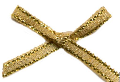 BOW3G - SCATTER BOW 3mm METALLIC GOLD