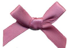 BOW7-168 - SCATTER BOW 7mm 168 COL ROSE