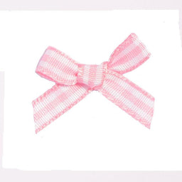 BOWG150 - GINGHAM 7mm SCATTER BOW 150 LT PINK